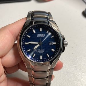 Citizen Eco-drive Titanium Sapphire watch